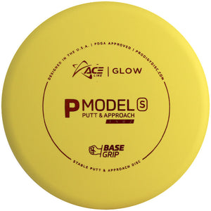 Ace BaseGrip Glow P Model S Cale Leiviska Bottom Stamp