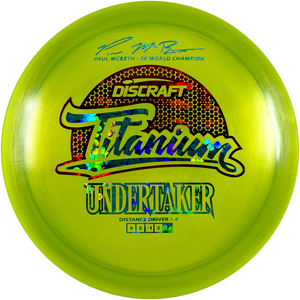 Titanium Undertaker Paul McBeth